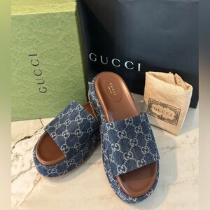 Gucci New Denim GG Delave | Blue Tea Color |NEVER WORN- serious offers only